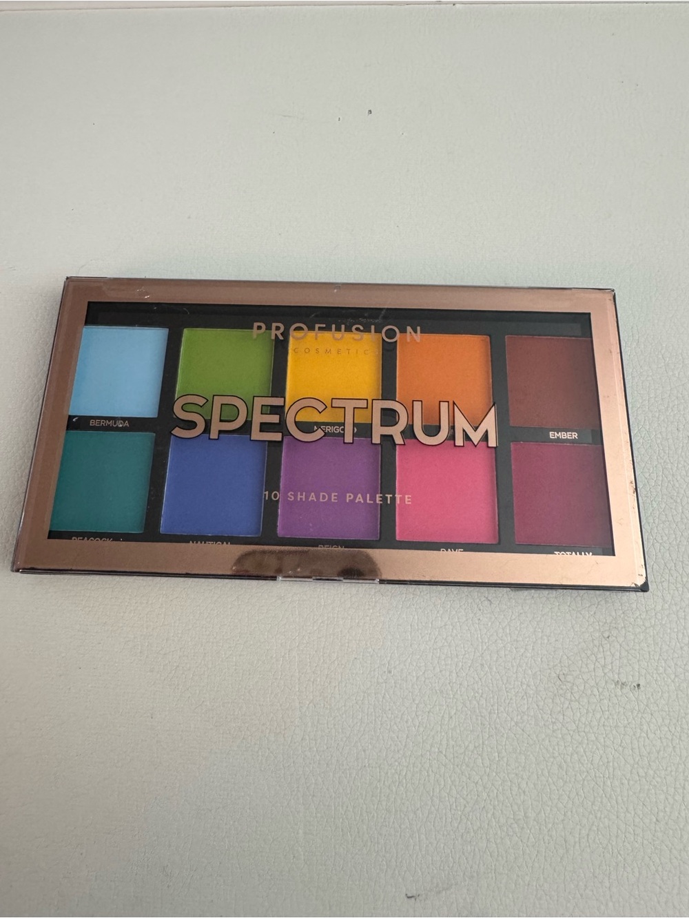 Profusion Cosmetics Spectrum 10-Shade Bright Eyeshadow Palette